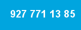 927 771 13 85 927 771 13 85